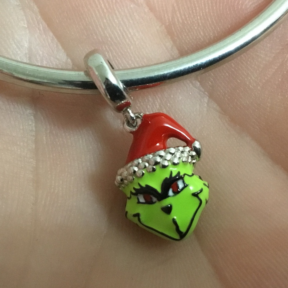 🎄 S925 The Grinch Christmas Charm Pandora Style